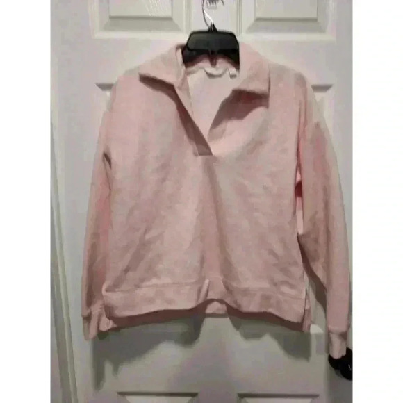 Lady Hagen Pink Golf V Neck Pullover Sweatshirt Size Small - Picture 8 of 8